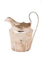An Irish silver cream jug