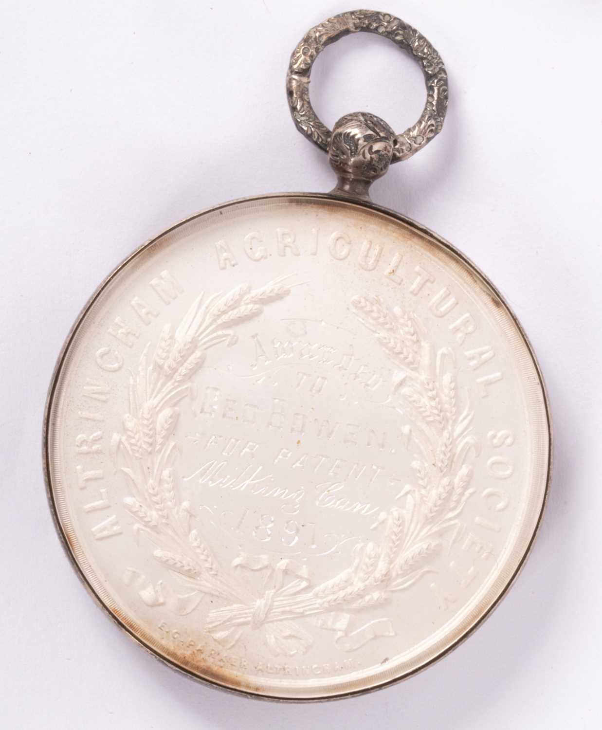 Two Altrincham Agricultural Society medals - Image 4 of 4