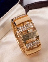 A Chaumet 18ct yellow gold and diamond 'Class One' dress ring,