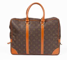 A Louis Vuitton travel bag