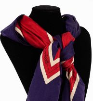 A Burberry silk scarf