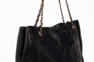 A Chanel vintage tote shopper bag