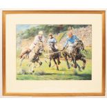 After William Petty (born 1945)/Polo Scenes/a pair/prints in colours,