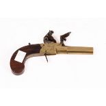 A Queen Anne flintlock pistol, W Ketland & Co.