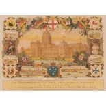 Australian Commonwealth Celebrations Government of Victoria printed illuminated invitation to 'The