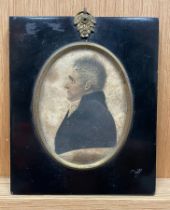 English School, circa 1820/Portrait Miniature of Rev. Francis Nicoll D.