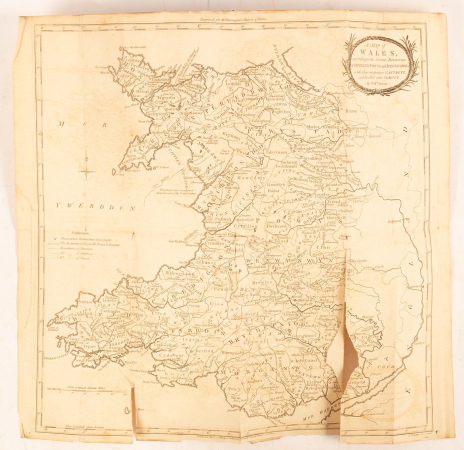 Caradoc of Llancarvan, History of Wales written originally in Welsh, Merthyr Tydfil: W Williams, - Image 3 of 12