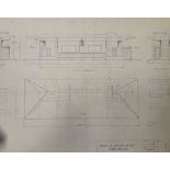 Three architectural plans for Great Western Railway related buildings,