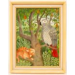 Alice Woudhuysen/Parrot in a Pear Tree/mixed media,