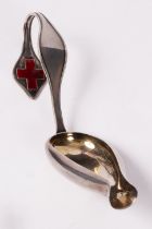 An Edwardian silver medicine spoon, Levi & Salaman, Birmingham 1902,