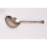 A James I silver seal top spoon, William Cawdell, London 1606, the bowl of fig shape,