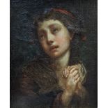 Continental School, 19th Century/The Penitent Mary Magdalene/oil on canvas,