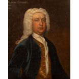 George Allen (18th Century)/Portrait of Matthew Estcourt (1701-1762)/signed and dated 1735/oil on