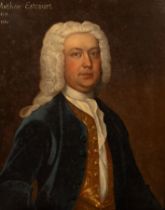 George Allen (18th Century)/Portrait of Matthew Estcourt (1701-1762)/signed and dated 1735/oil on