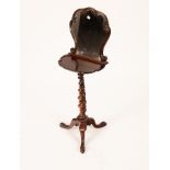 A Victorian mahogany and rosewood dressing table, of small proportions,