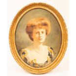 English School 19th Century/Portrait of a Lady/bust length,