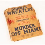 Wheatley (Dennis) Murder off Miami, London: Hutchinson, [1936], original wrappers,