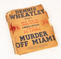 Wheatley (Dennis) Murder off Miami, London: Hutchinson, [1936], original wrappers,