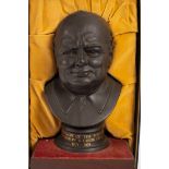 A Royal Doulton bust Commemorating the Centenary of the Birth of Winston Churchill 1874-1974,