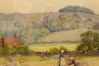 Adam Edwin Proctor (1964-1913)/Haymaking/signed and dated 09/watercolour, 25.