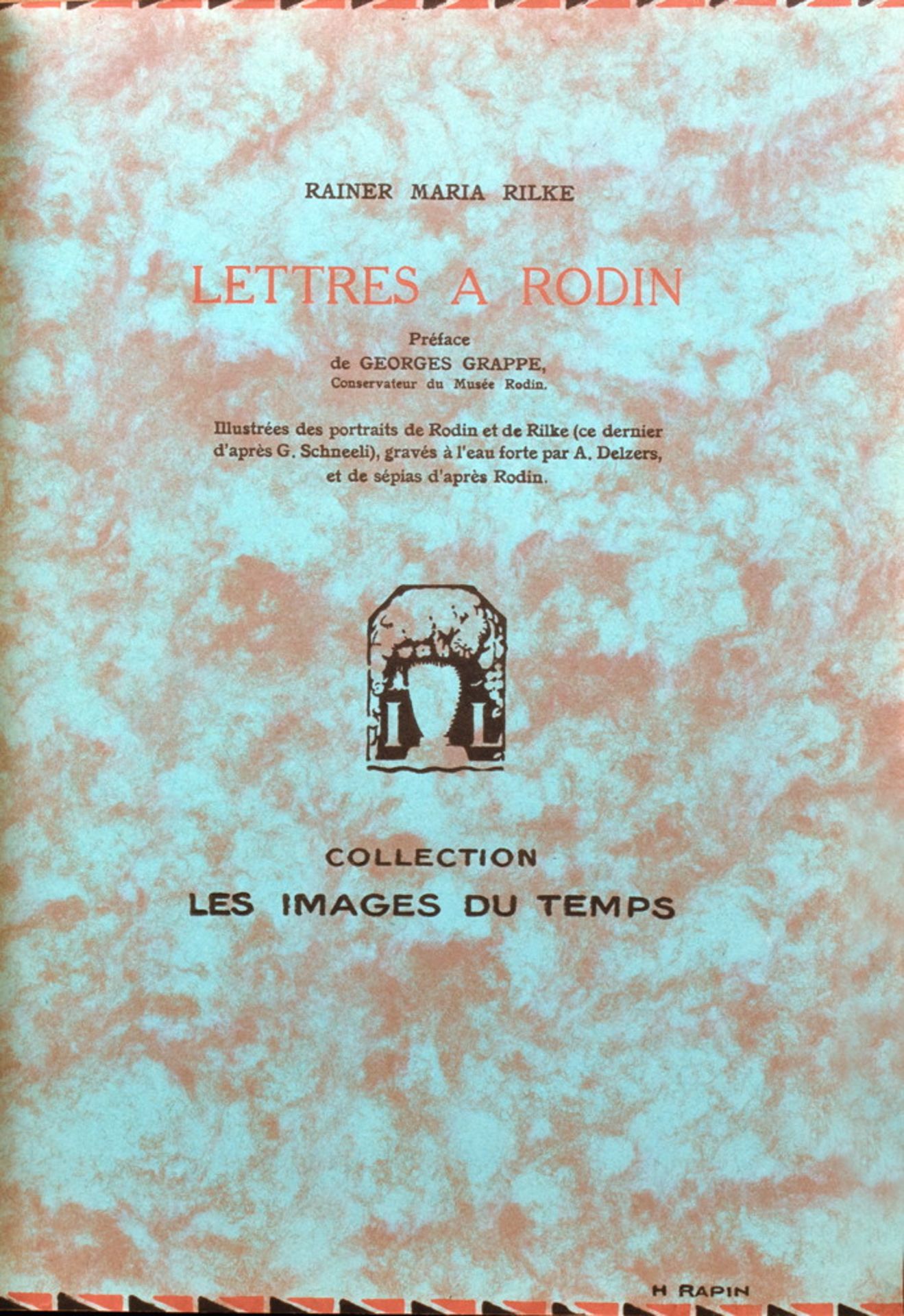 Rainer Maria Rilke. Lettres a Rodin. - Bild 5 aus 5