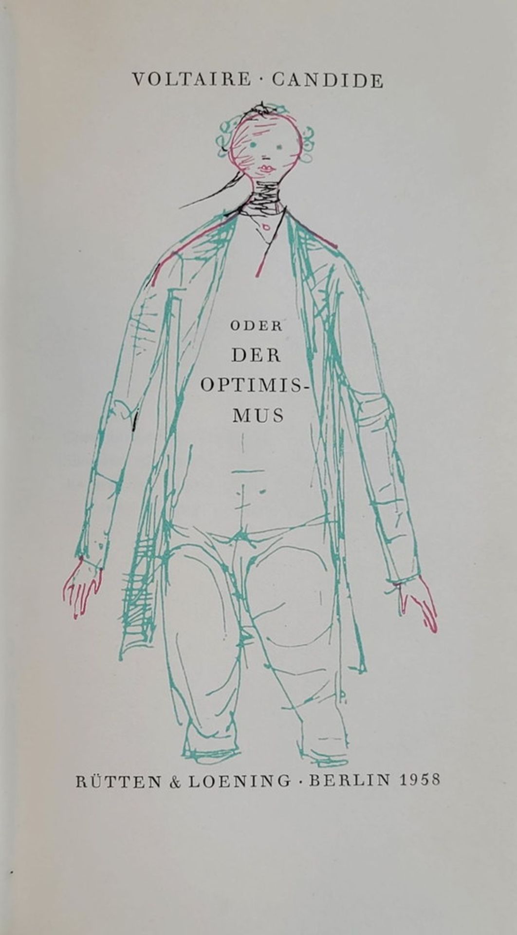 Werner Klemke - François Marie Arouet de Voltaire. Candide oder Der Optimismus.