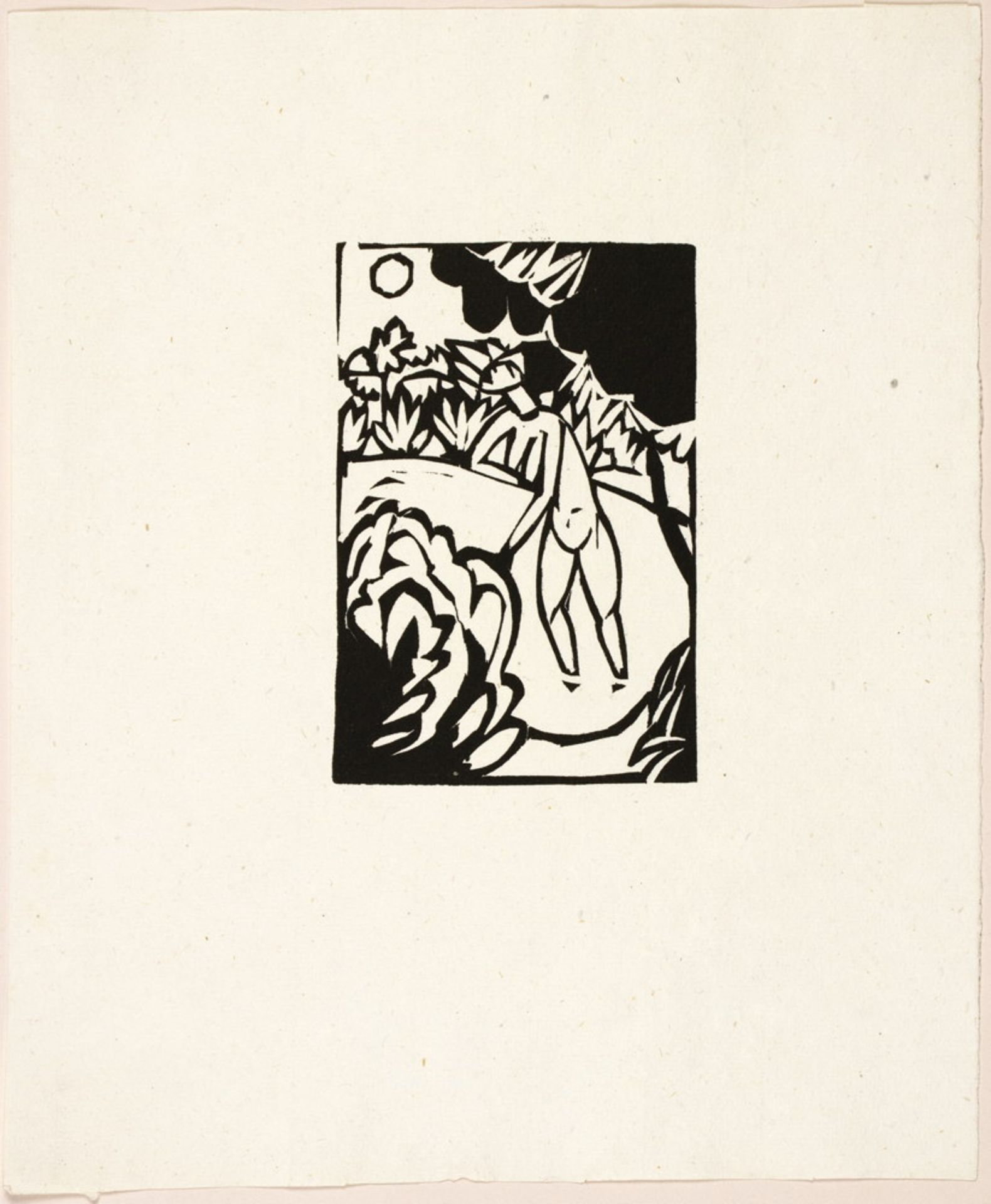 Ernst Ludwig Kirchner. Alfred Döblin. Das Stiftsfräulein und der Tod. - Image 3 of 5