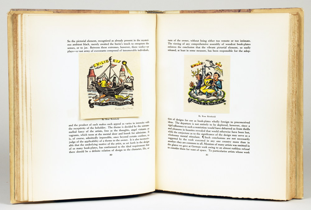 P[ercy] Neville Barnett. Woodcut Book-plates. - Image 2 of 5