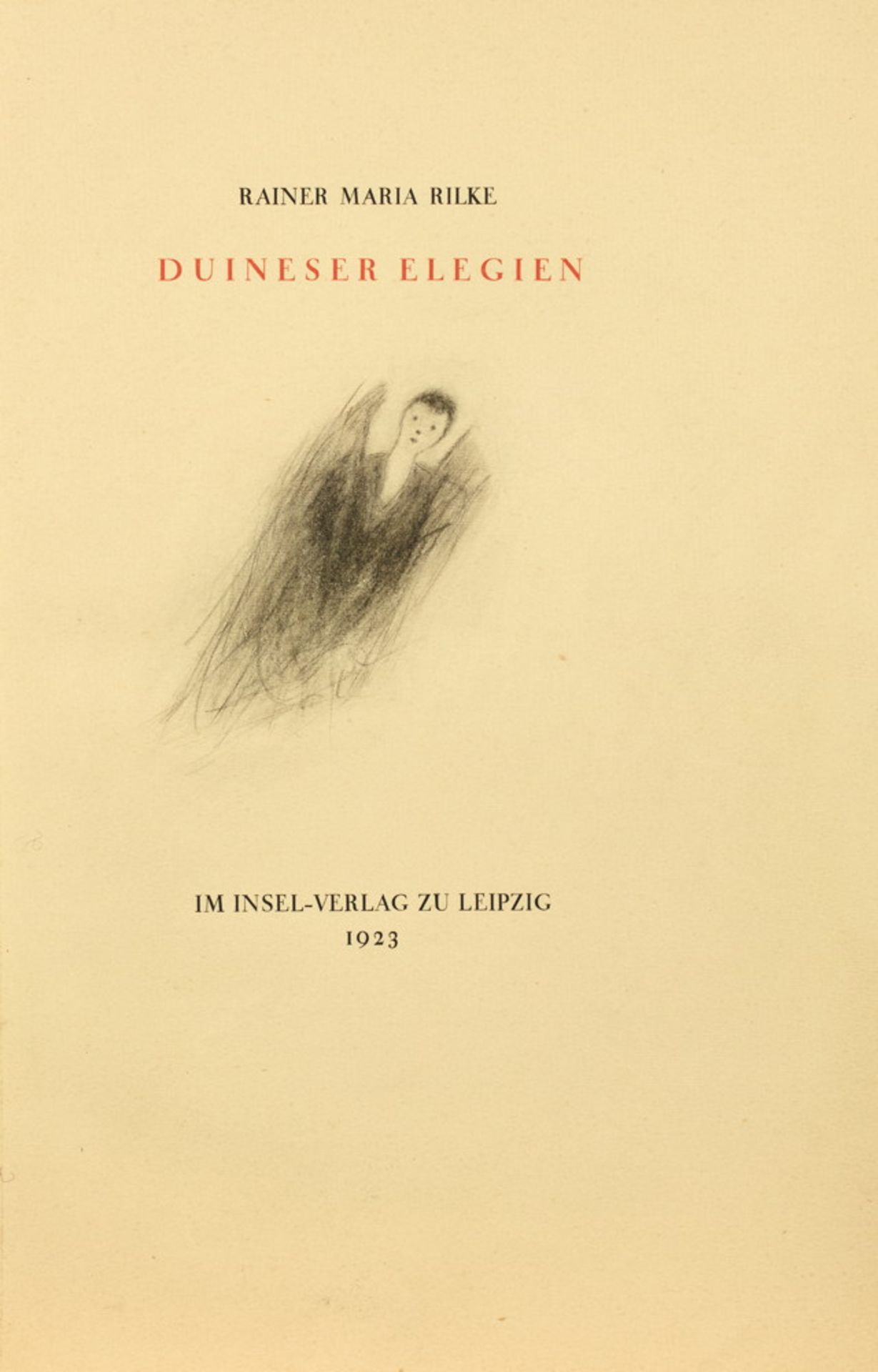 Rainer Maria Rilke. Duineser Elegien.