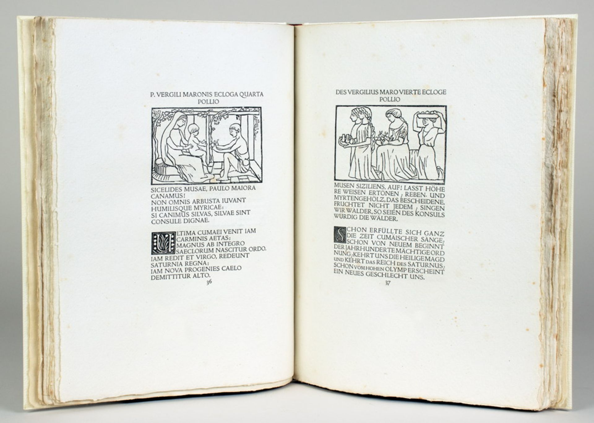 Cranach-Presse - P[ublius] Vergilius Maronis. Die Eclogen. - Image 2 of 4