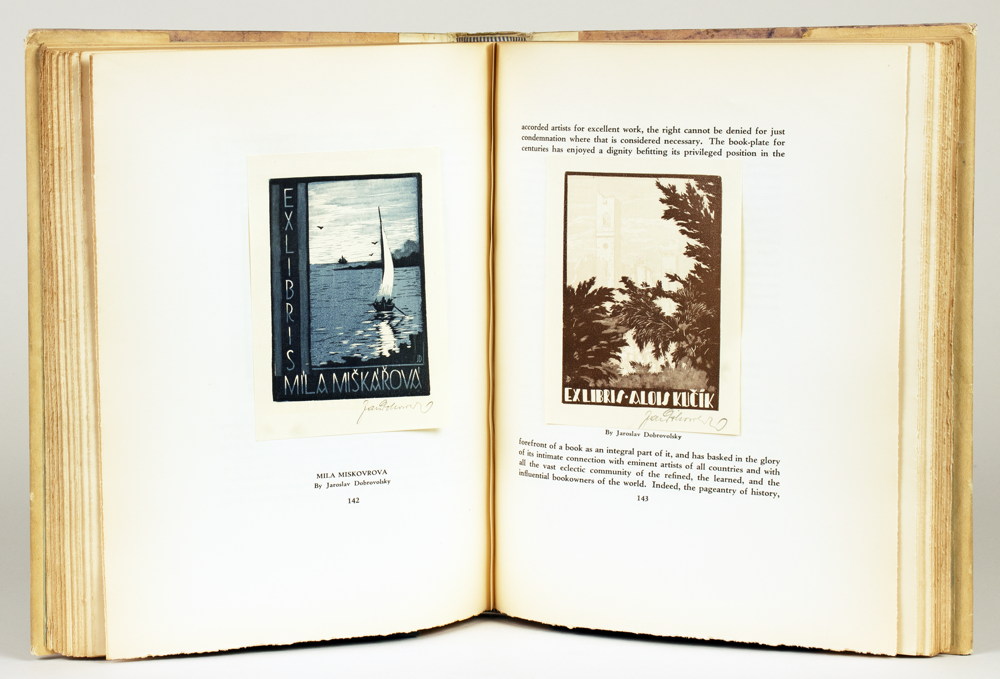 P[ercy] Neville Barnett. Woodcut Book-plates. - Image 3 of 5