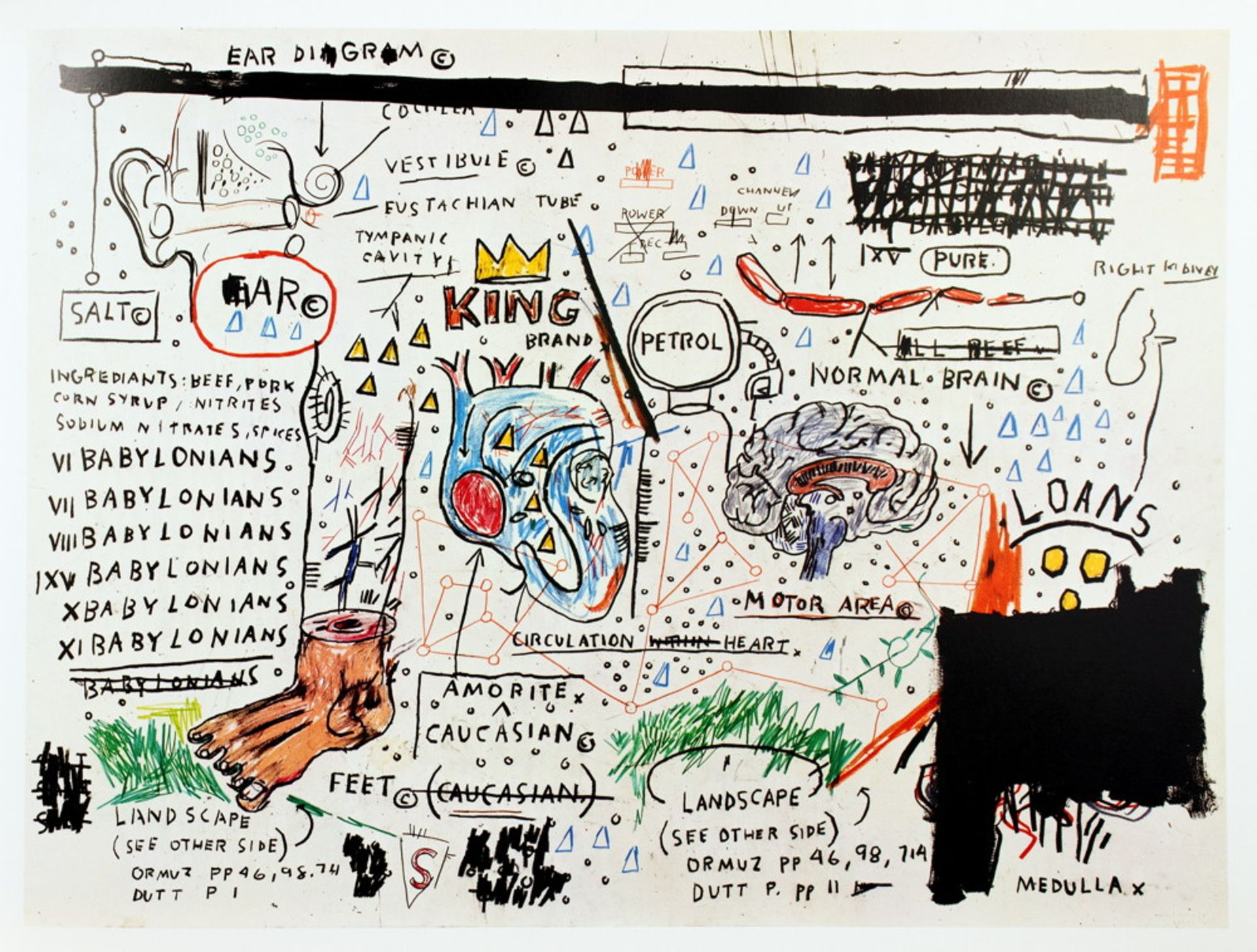 Jean-Michel Basquiat. Drawings. - Bild 5 aus 5