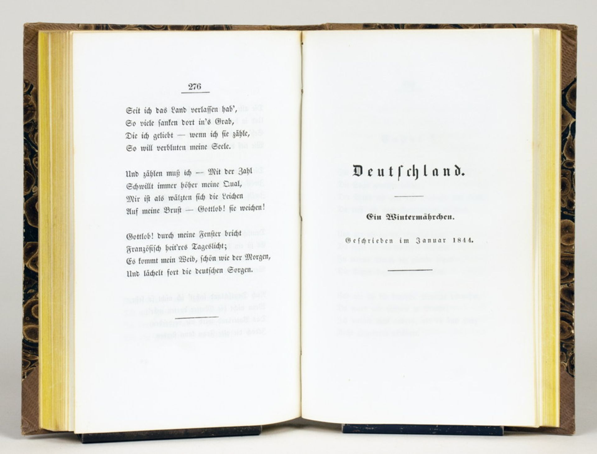 Heinrich Heine. Neue Gedichte. - Image 2 of 2