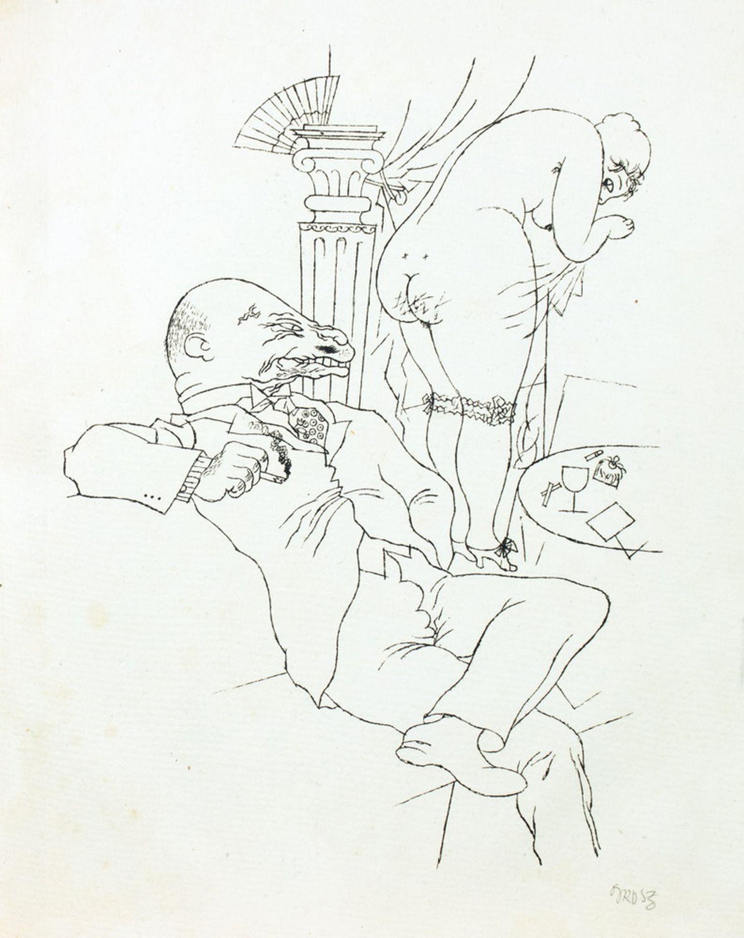 George Grosz - Alfred Richard Meyer. Munkepunke Dionysos. - Image 3 of 5