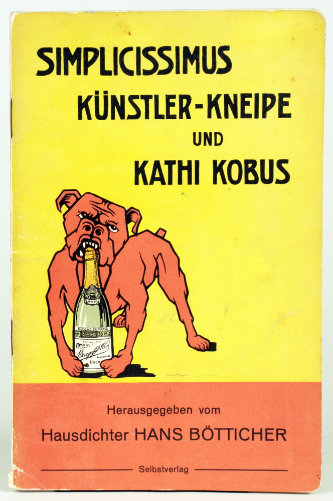 [Joachim Ringelnatz]. Simplicissimus Künstler-Kneipe und Kathi Kobus.