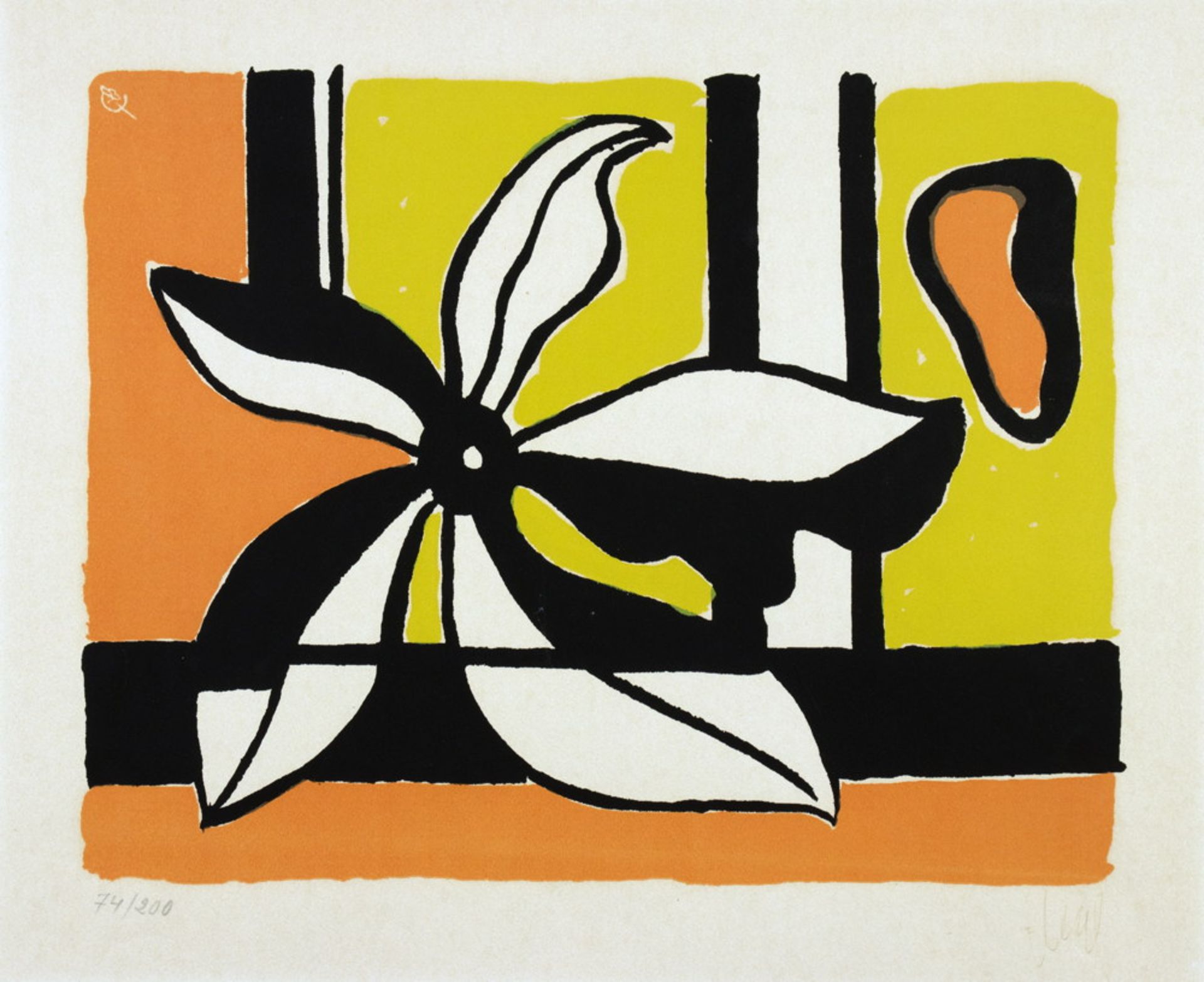 Fernand Léger. La fleur. - Chevreuse, août. - Image 2 of 2