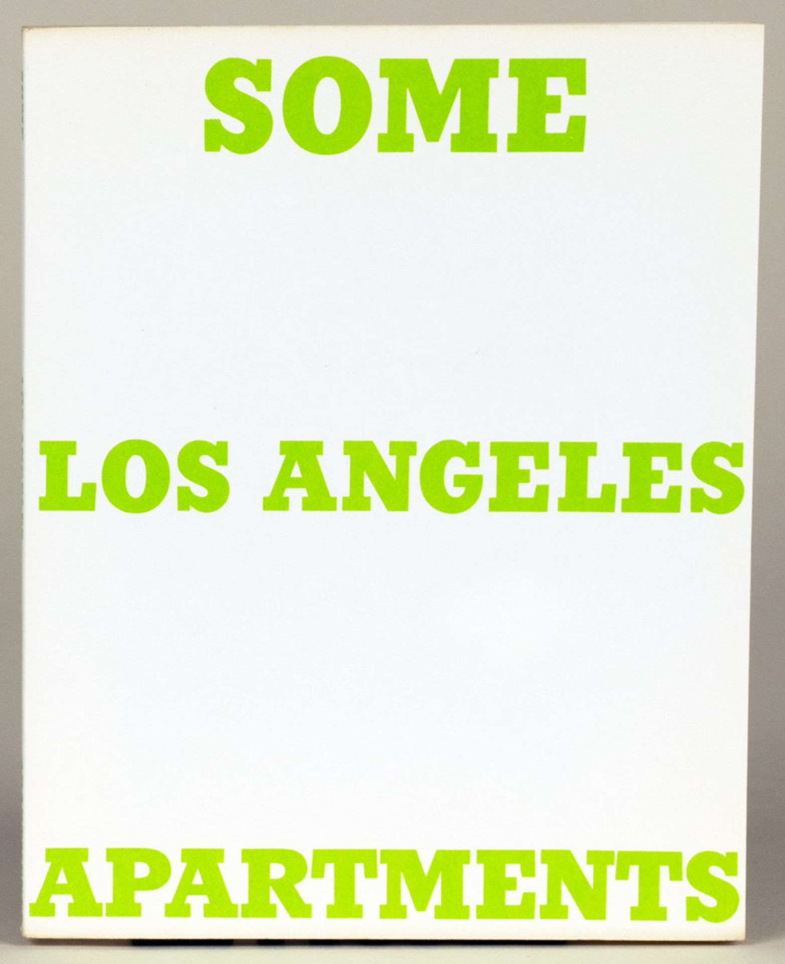 Ed Ruscha. Some Los Angeles Appartments.