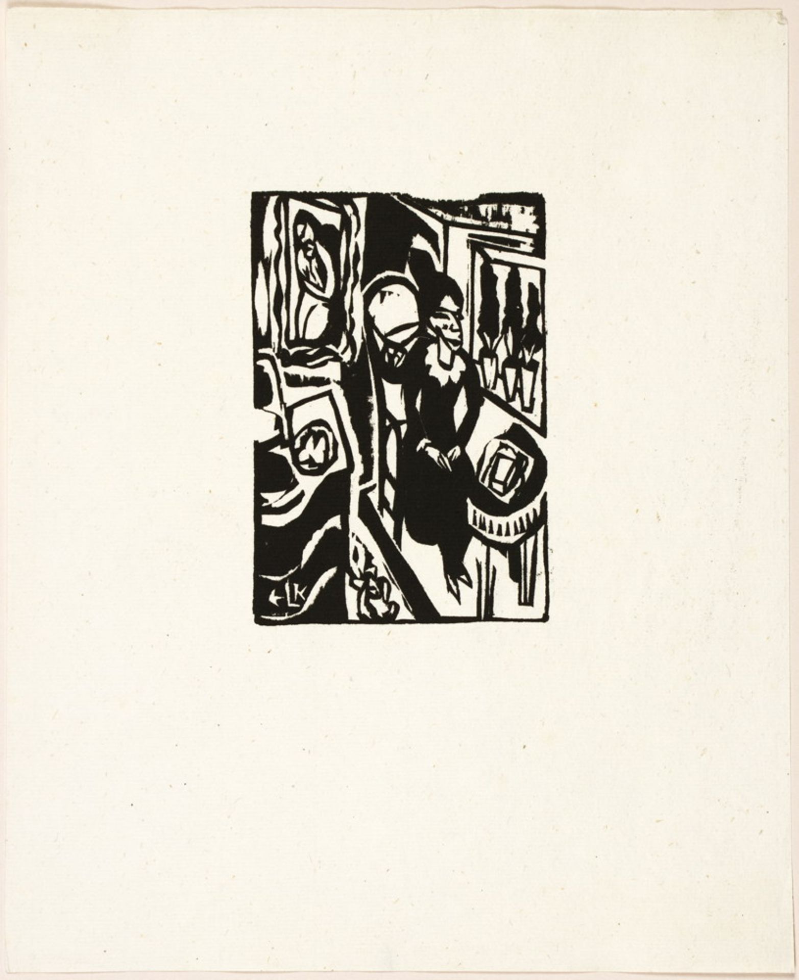 Ernst Ludwig Kirchner. Alfred Döblin. Das Stiftsfräulein und der Tod. - Image 2 of 5