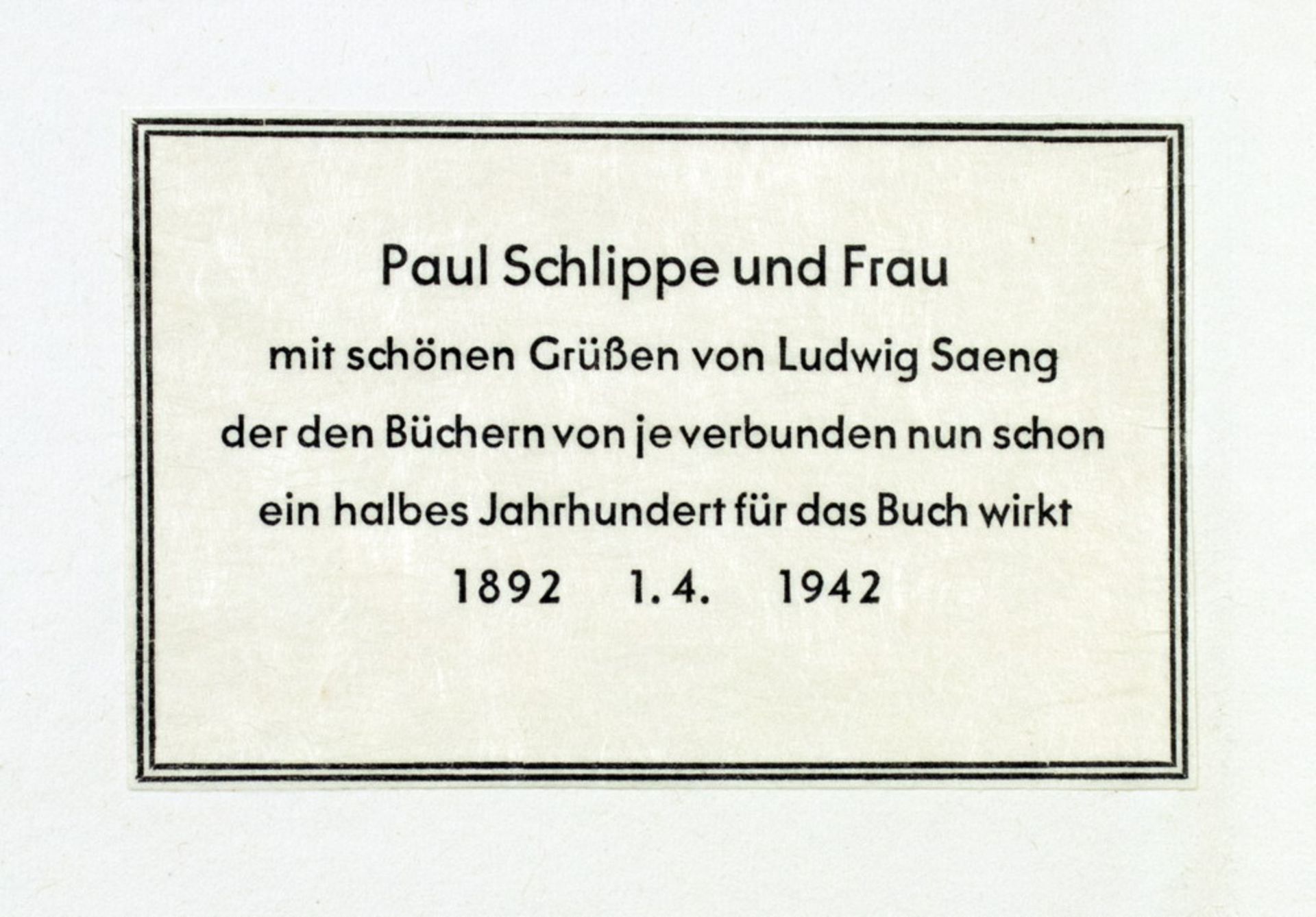 Ernst Ludwig-Presse - Ein Trostbüchlein für Vormänner. - Image 2 of 2