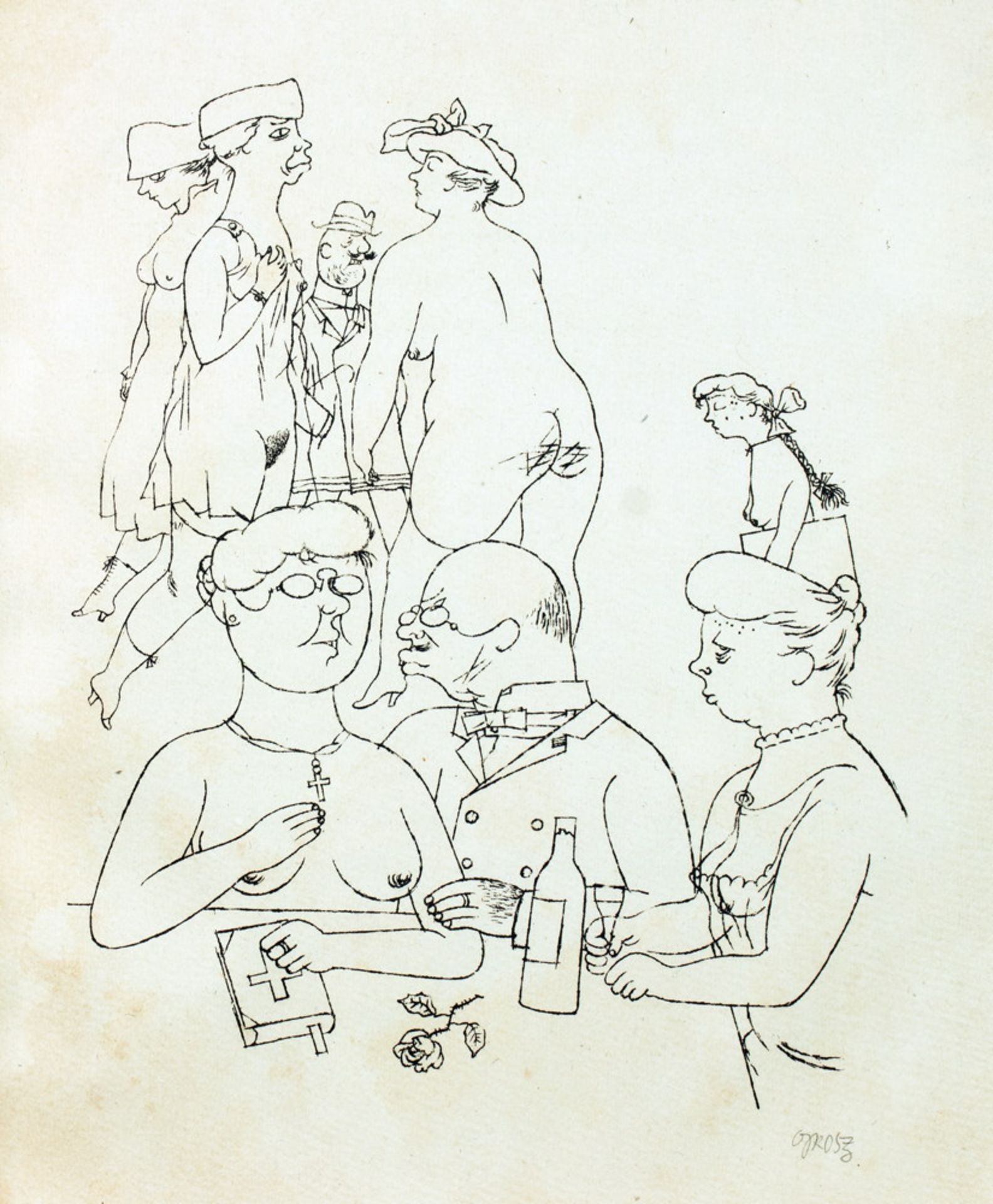 George Grosz - Alfred Richard Meyer. Munkepunke Dionysos. - Image 2 of 5