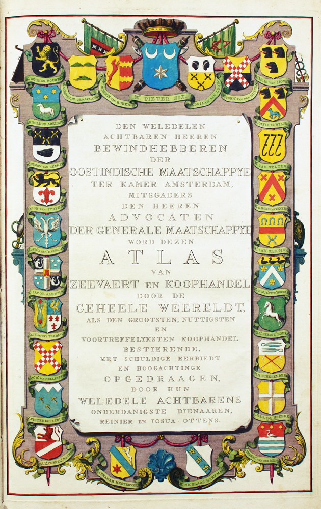 Atlanten und Karten - Louis Renard. Atlas van Zeevaert en Koophandel door de geheele Weereldt. - Image 3 of 4