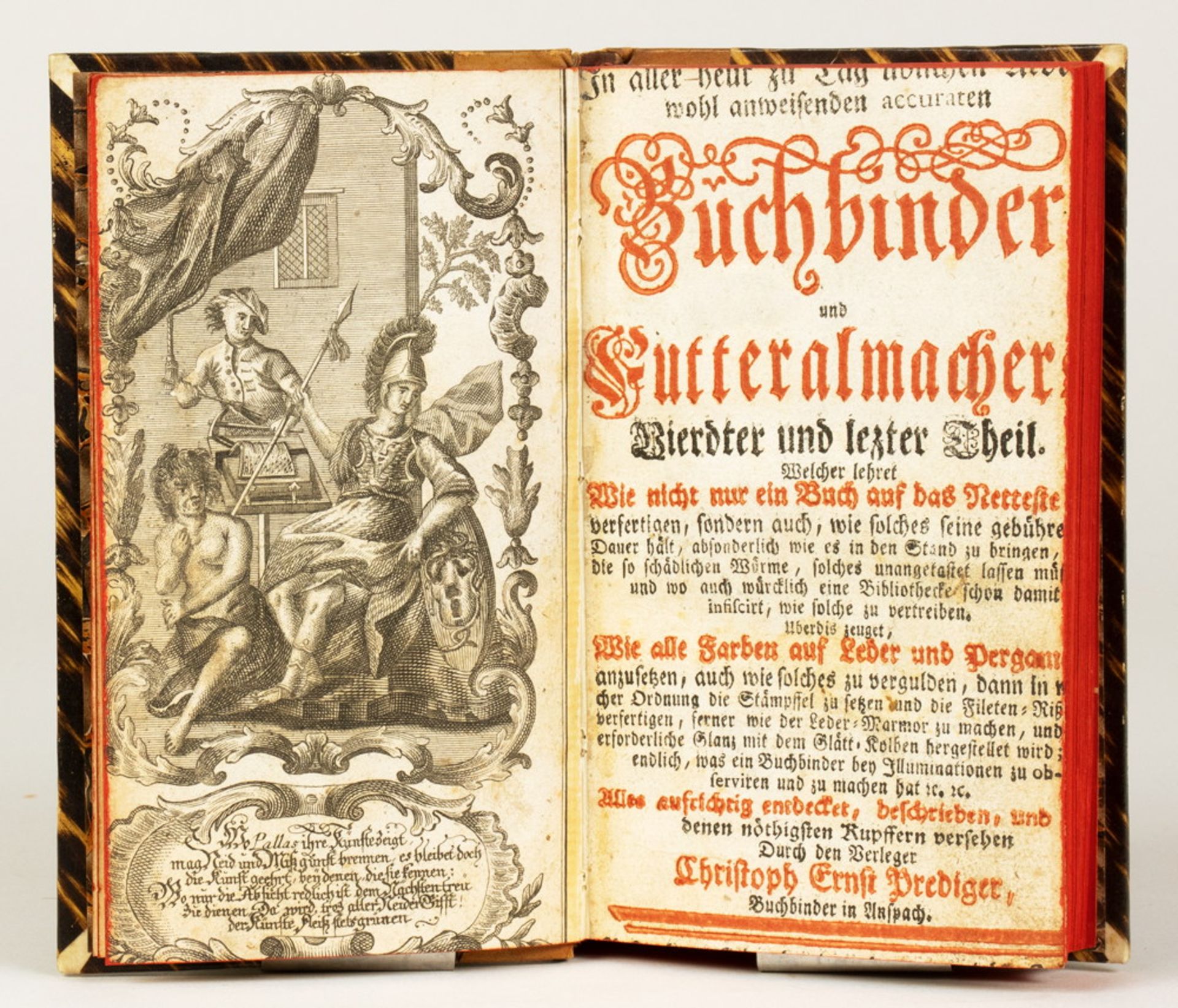 Buchwesen - (Christian Friedrich Gessner). Die so nöthig als nützliche Buchdruckerkunst und Schriftg - Bild 5 aus 6