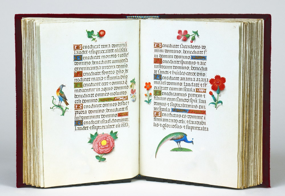 Faksimiles - Le livre d'heures aux fleurs. Das Blumen-Stundenbuch von Simon Bening.