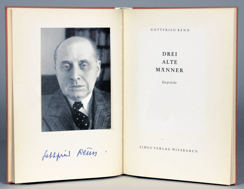 Gottfried Benn. Drei alte Männer.