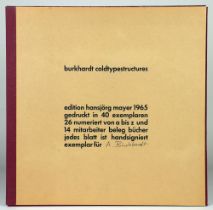 Klaus Burkhardt. Coldtypestructures. - Reinhard Döhl, G. C. Kirchberger und Hansjörg Mayer. Programm