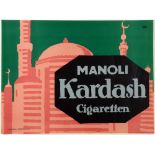 Lucian Bernhard. Plakat »Manoli Kardash Cigaretten«.