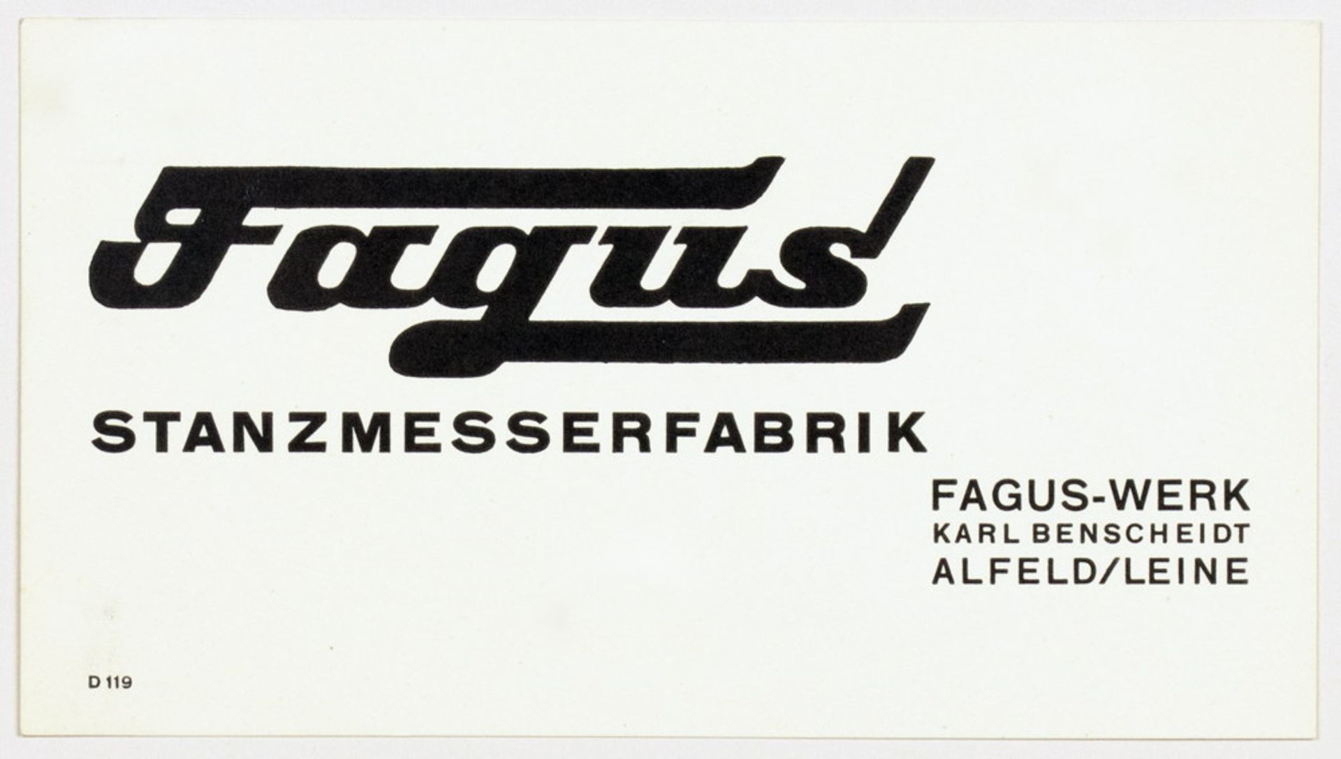 Johannes Molzahn. Vier Letterheads und eine Geschäftskarte für Fagus-Werk Alfeld. - Bild 3 aus 5