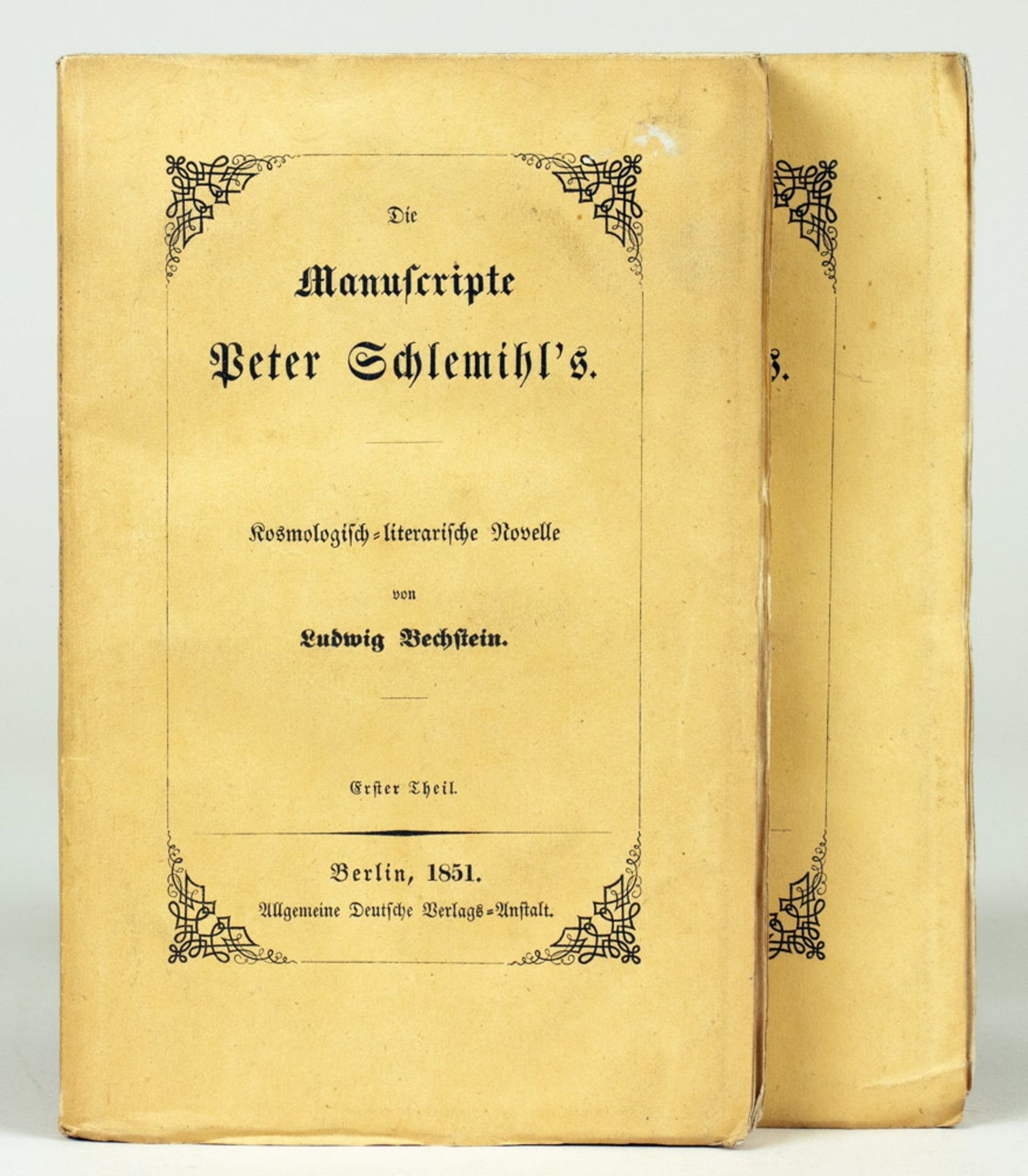 Ludwig Bechstein. Die Manuscripte Peter Schlemihl’s.