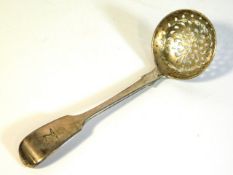 An early Victorian 1851 London sliver sugar sifter