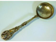 An .830 silver tourist spoon, 37g, marked W.S a/s